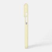Personalized LemonChiffon iPhone Case with Custom Hülle (Linke Seite)