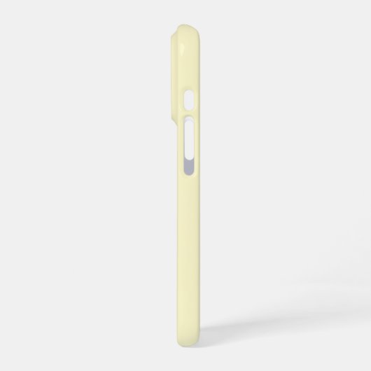 Personalized LemonChiffon iPhone Case with Custom Hülle (Linke Seite)