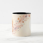 Personalized Leo Zodiac Photo Mug Zweifarbige Tasse (Mittel)