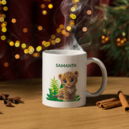 Personalized Leopard Mug  Kaffeetasse