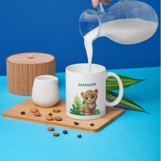 Personalized Leopard Mug Kaffeetasse
