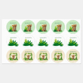 Personalized Leopard Waterproof Labels  Etiketten (Blatt)