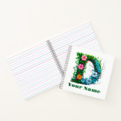 Personalized Letter D Notizblock (Innenseite)