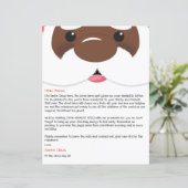 Personalized Letter From African American Santa (Stehend Vorderseite)