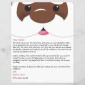 Personalized Letter From African American Santa (Vorderseite)