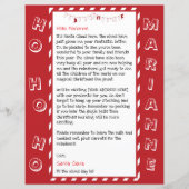 Personalized Letter From Santa For Kids (Vorderseite)