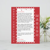 Personalized Letter From Santa For Kids (Stehend Vorderseite)