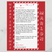 Personalized Letter From Santa For Kids (Vorderseite)