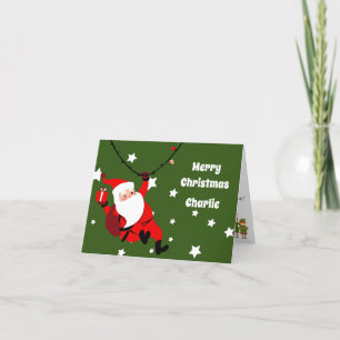 Personalized letter from Santa to a child Feiertagskarte