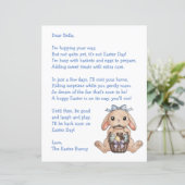 Personalized Letter & from the Easter Bunny (Stehend Vorderseite)