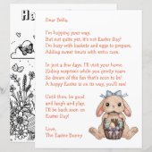 Personalized Letter & from the Easter Bunny (Vorne/Hinten)