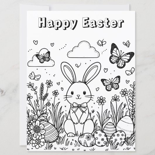 Personalized Letter & from the Easter Bunny (Rückseite)