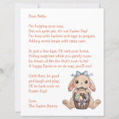 Personalized Letter & from the Easter Bunny (Vorderseite)