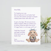 Personalized Letter & from the Easter Bunny (Stehend Vorderseite)