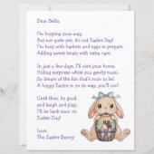 Personalized Letter & from the Easter Bunny (Vorderseite)