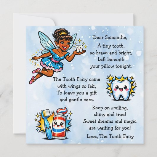 Personalized Letter from the Tooth Fairy (Vorderseite)