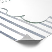 Personalized Letter to Dad Keepsake Print Poster (Ecke)