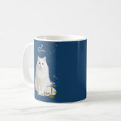 Personalized Libra Cat Mug with Name Kaffeetasse (Vorderseite Links)