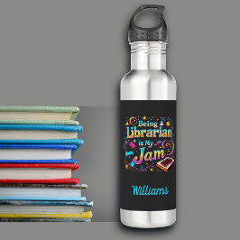 Personalized Librarian Gift Edelstahlflasche