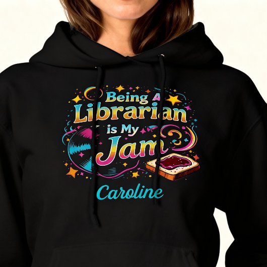 Personalized Librarian Gift Hoodie
