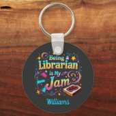 Personalized Librarian Gift Schlüsselanhänger (Vorderseite)