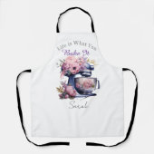 Personalized Life is What You Bake It Apron  Schürze (Vorderseite)
