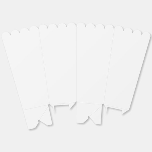 Personalized Light Gray Party Popcorn Geschenkschachtel (Ungeklappt)