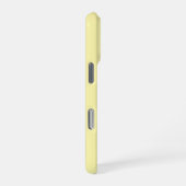 Personalized Light yellow iPhone Case with Custom Hülle (Rechte Seite)