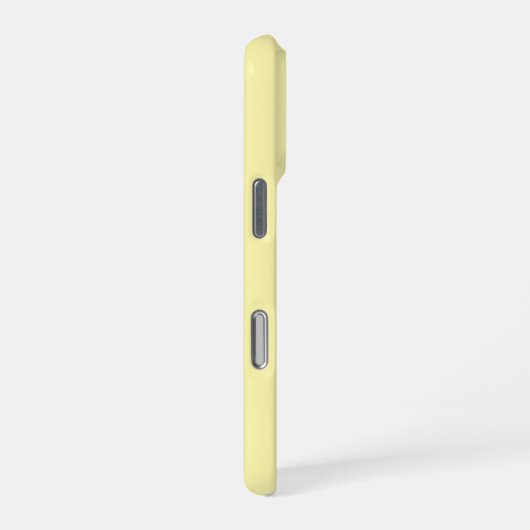 Personalized Light yellow iPhone Case with Custom Hülle (Rechte Seite)