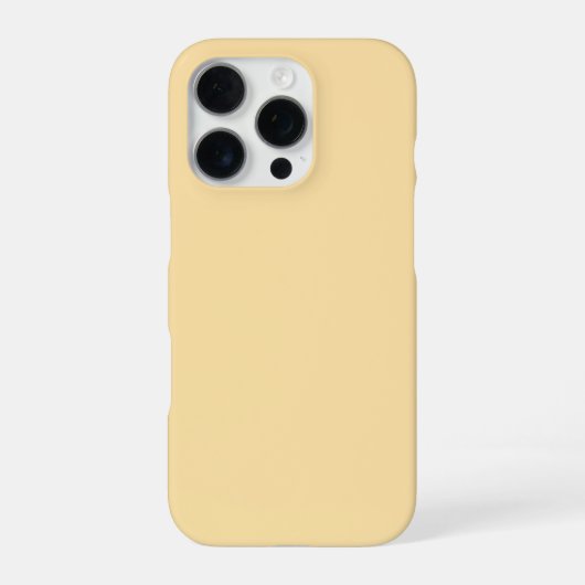 Personalized Light yellow iPhone Case with Custom Hülle (Rückseite)