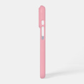Personalized LightPink iPhone Case with Custom Hülle (Linke Seite)