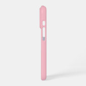 Personalized LightPink iPhone Case with Custom Hülle (Linke Seite)