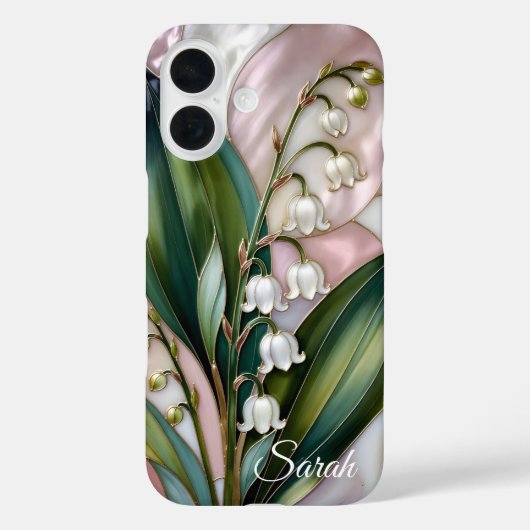Personalized Lily of the Valley Phone Case (Rückseite)