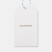 Personalized Little Pumpkin Baby Blanket Geschenkanhänger (Rückseite)