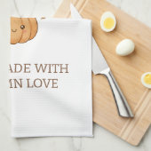 Personalized Little Pumpkin Baby Blanket Geschirrtuch (Viertel Falte)