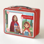 Personalized Little Red Riding Hood Lunch Box (Vorderseite)