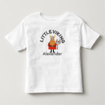 Personalized Little Viking Kids T-Shirt