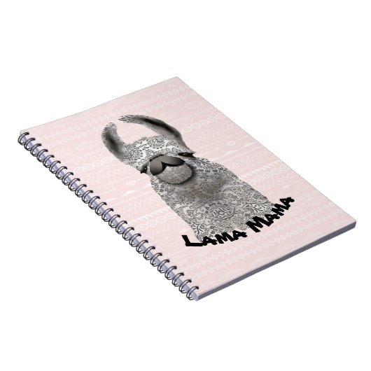 Personalized Llama Mama Notizblock (Rechte Seite)