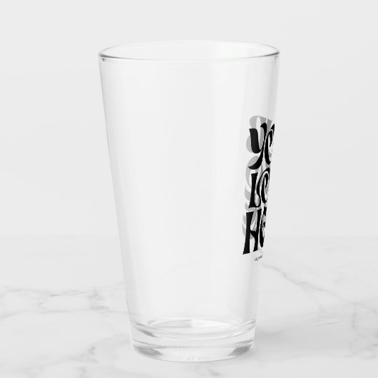 Personalized Logo and Text Beer Glasses Glas (Rechts)