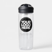 Personalized Logo and Text Business Trinkflasche (Vorderseite)