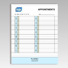Personalized Logo Business Appointments Notepad Notizblock