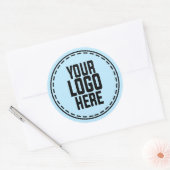 Personalized Logo Business Branding Packaging Runder Aufkleber (Umschlag)