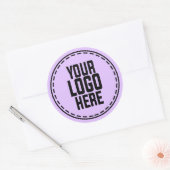Personalized Logo Business Branding Packaging Runder Aufkleber (Umschlag)