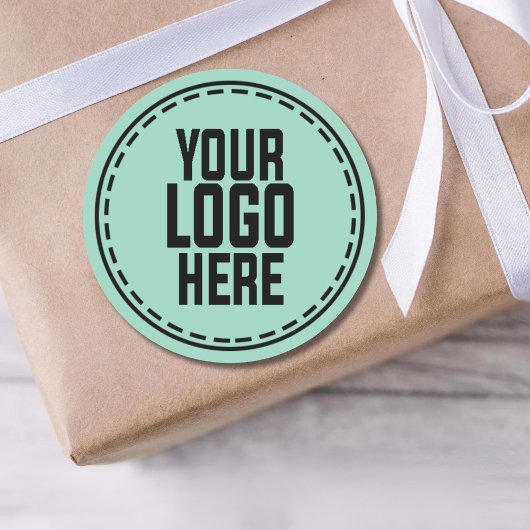 Personalized Logo Business Branding Packaging Runder Aufkleber