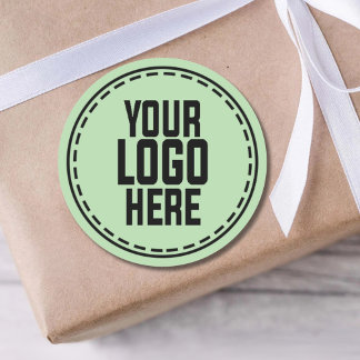 Personalized Logo Business Branding Packaging Runder Aufkleber