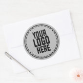 Personalized Logo Business Branding Packaging Runder Aufkleber (Umschlag)