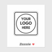 Personalized Logo Business Promo QR Code label (Blatt)