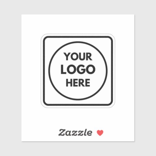 Personalized Logo Business Promo QR Code label (Blatt)