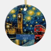 Personalized London Starry Night