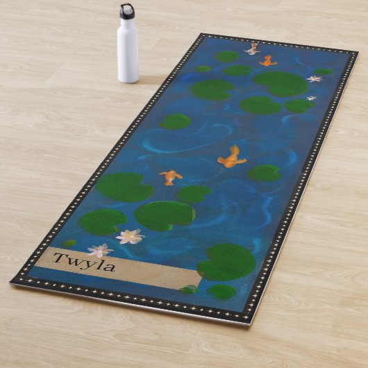 Personalized Lotus Pond Yogamatte (Beispiel)